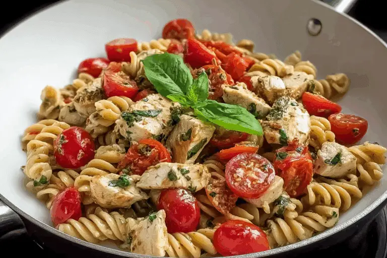 Caprese Chicken Pasta
