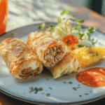 Cheeseburger Egg Rolls