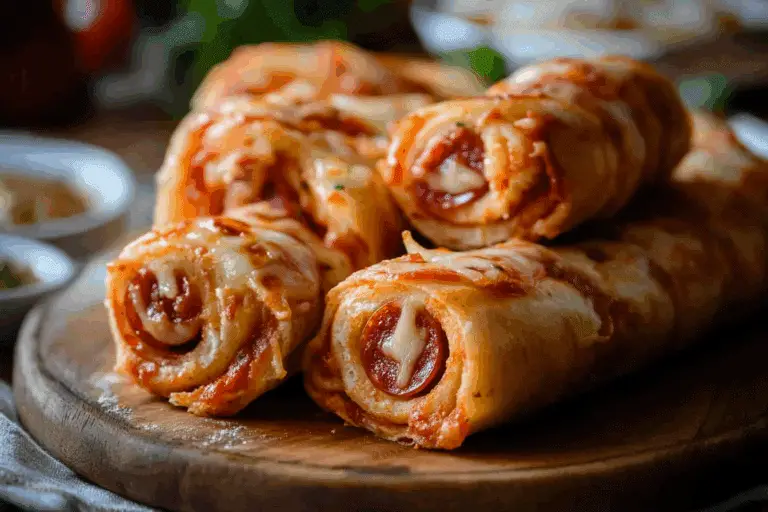 Cheesy Pepperoni Pizza Roll-Ups Low-Carb & Delicious!