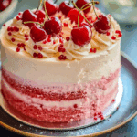 Cherry Cake with Cherry Cream Cheese Frosting