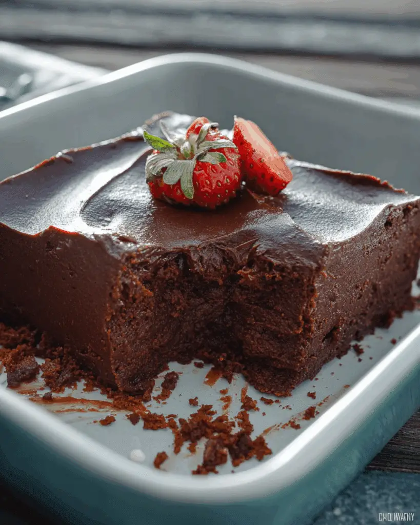 Cold Chocolate Fudge Cake
