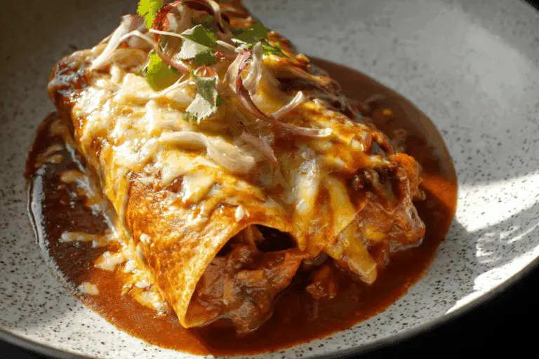 Creamy Chile Colorado Burritos