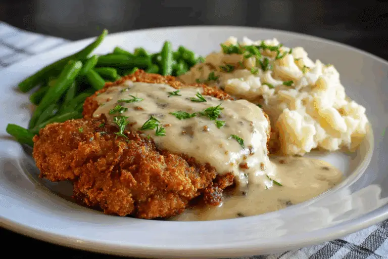 Crispy Buttermilk Chicken Fried Steak with Country Gravy