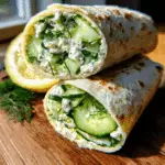 cucumber cottage cheese wraps healthy snack