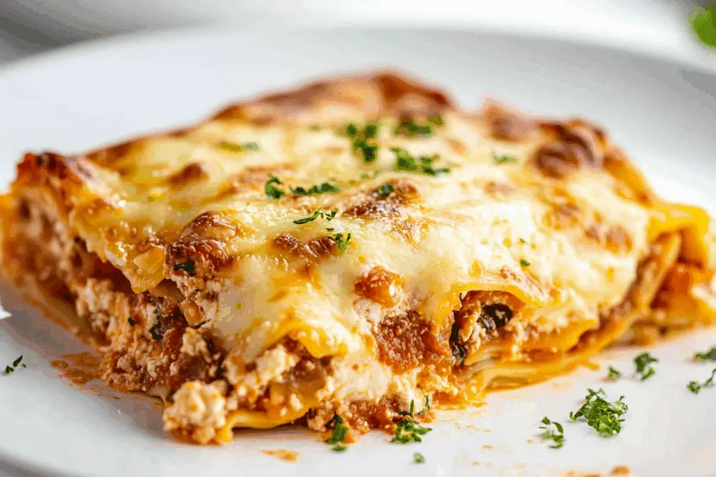 Famous Three-Cheese Lasagna