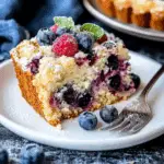 Fruit and Cream Cheese Coffee Cake