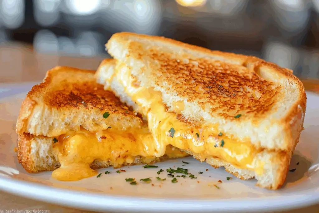 Garlic Bread Grilled Cheese