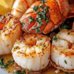Garlic-Infused Lobster & Scallops Medley