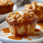 Gooey Caramel Apple Muffins