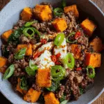 Ground Beef Sweet Potato Bowl