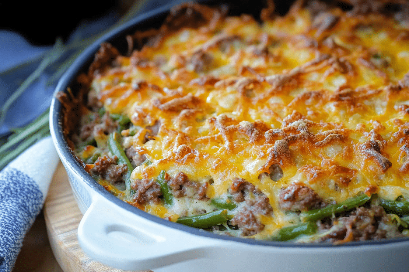 Hamburger Green Bean Casserole
