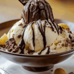 Homemade Moose Tracks Ice Cream