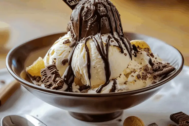 Homemade Moose Tracks Ice Cream