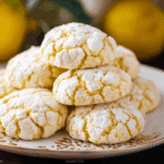 Lemon Cream Cheese Crinkle Cookies