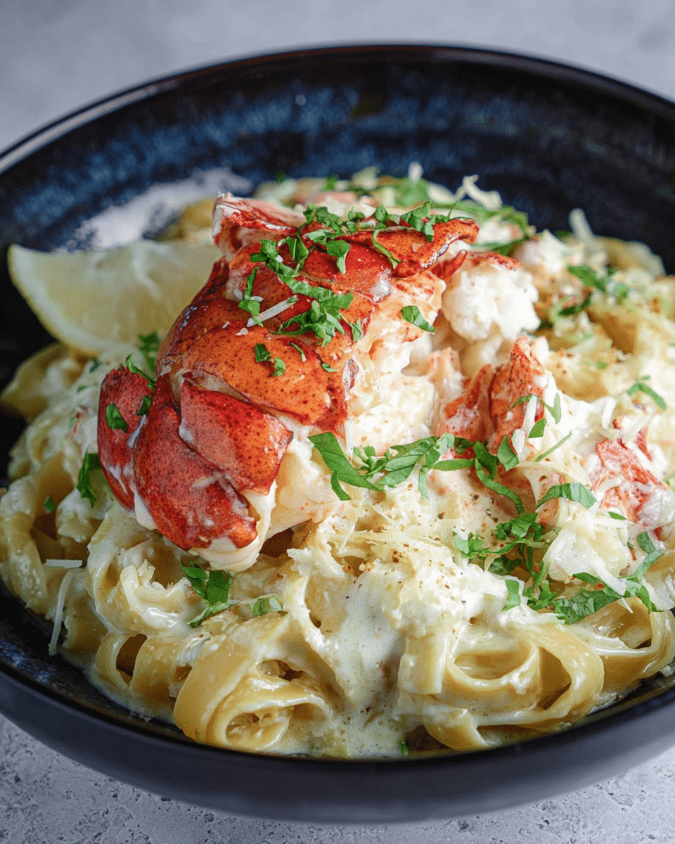 Lobster Alfredo Pasta