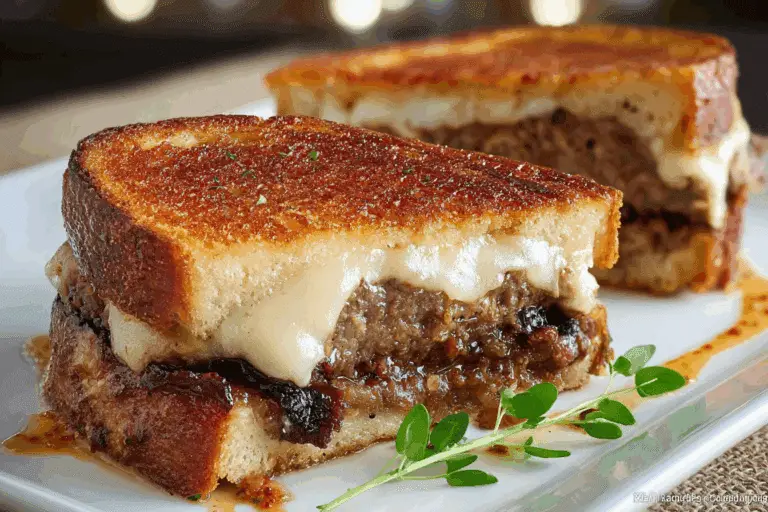 Meatloaf Grilled Cheese Melt