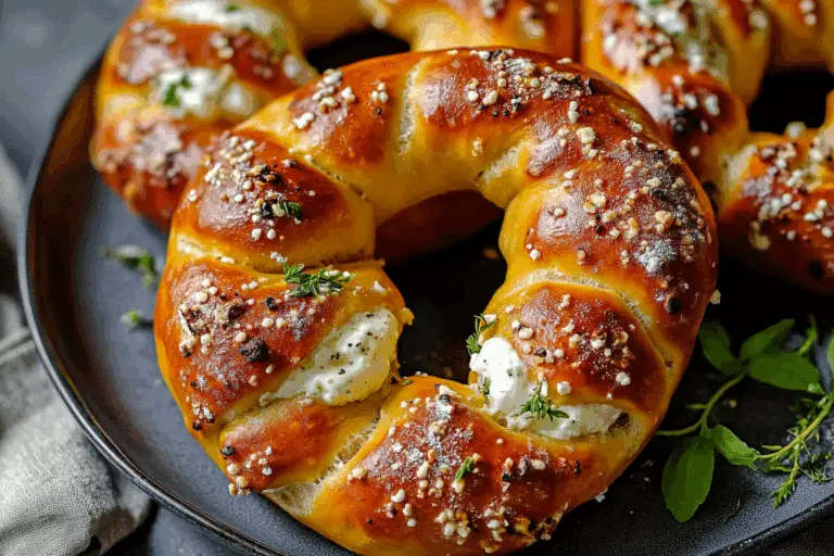 Mozzarella-Stuffed Soft Pretzels