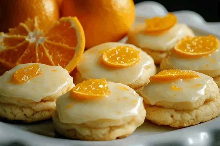 Orange Drop Cookies with Orange Glaze