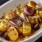 Oven Roasted Yukon Gold Potatoes with Onions