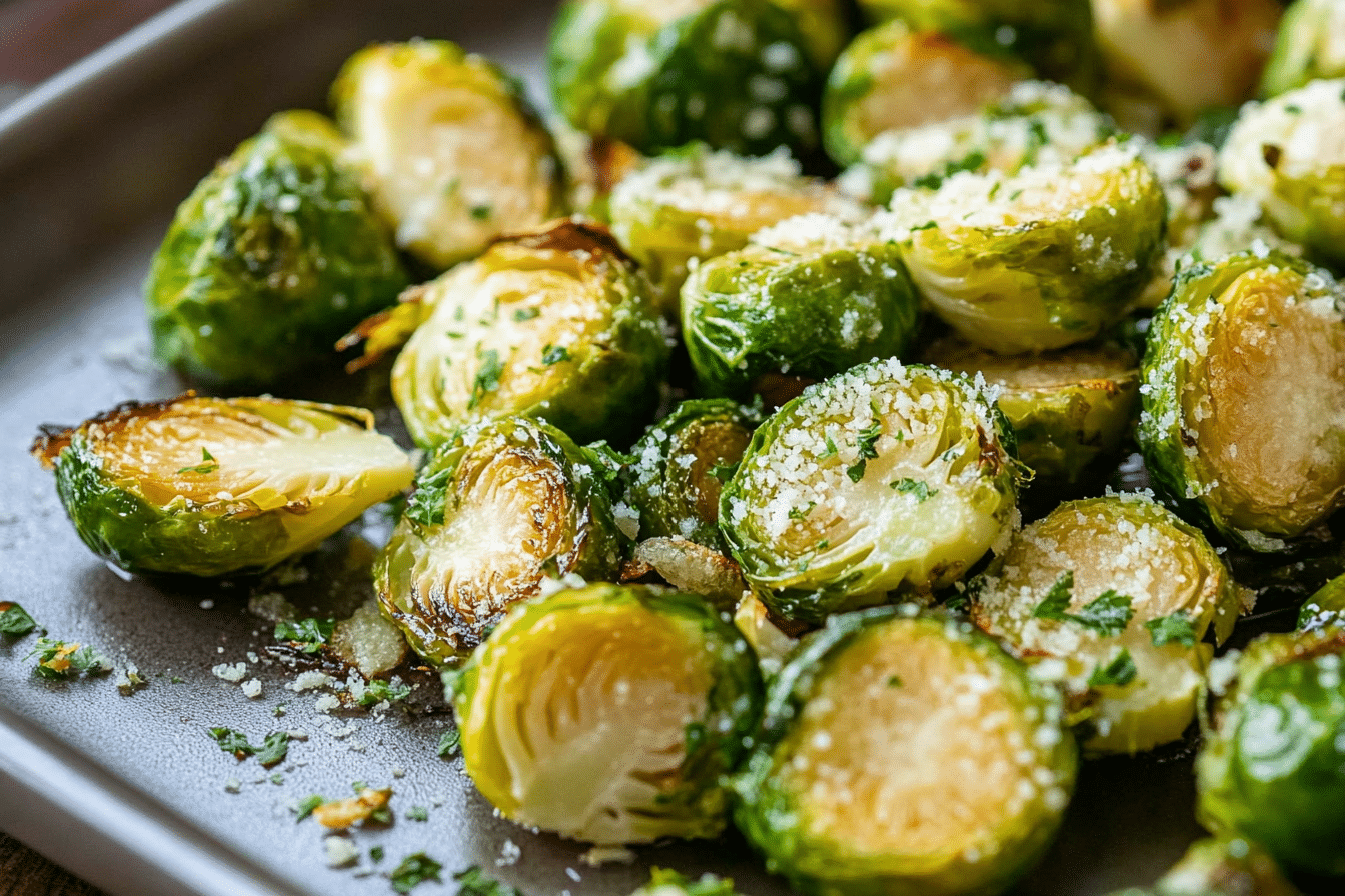 Parmesan Roasted Brussels Sprouts