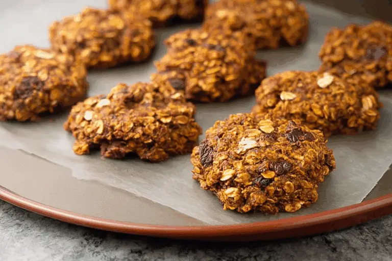 Pumpkin Oat Breakfast Cookies
