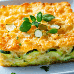 Ritz Cracker Zucchini Cheddar Casserole