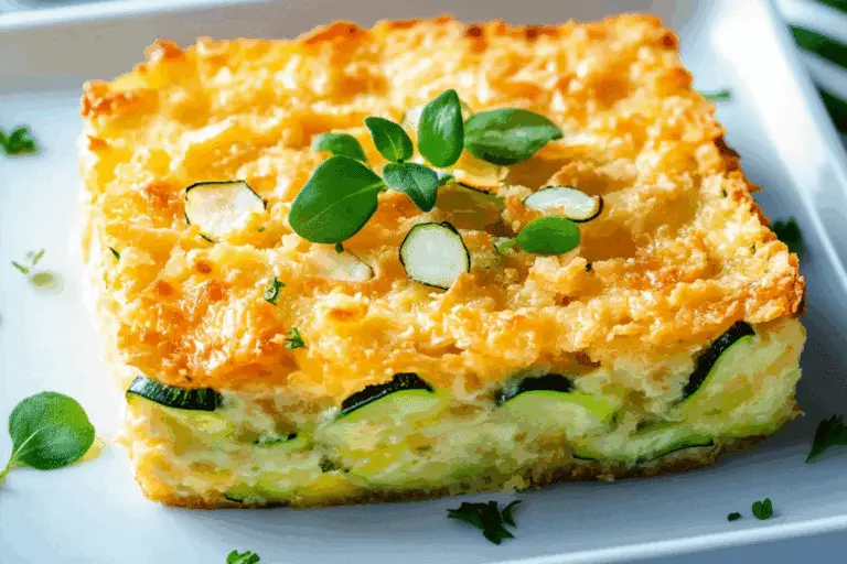 Ritz Cracker Zucchini Cheddar Casserole