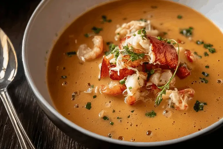 Seafood Bisque with Crab Shrimp & Lobster