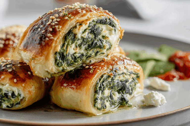 Spinach and Ricotta Rolls