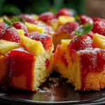 Strawberry Pineapple Pound Cake