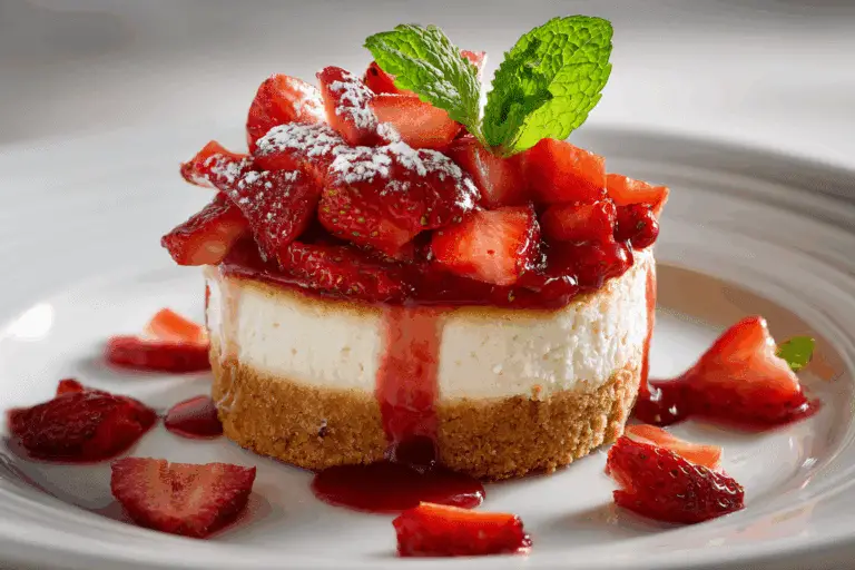 Strawberry Shortcake Cheesecake