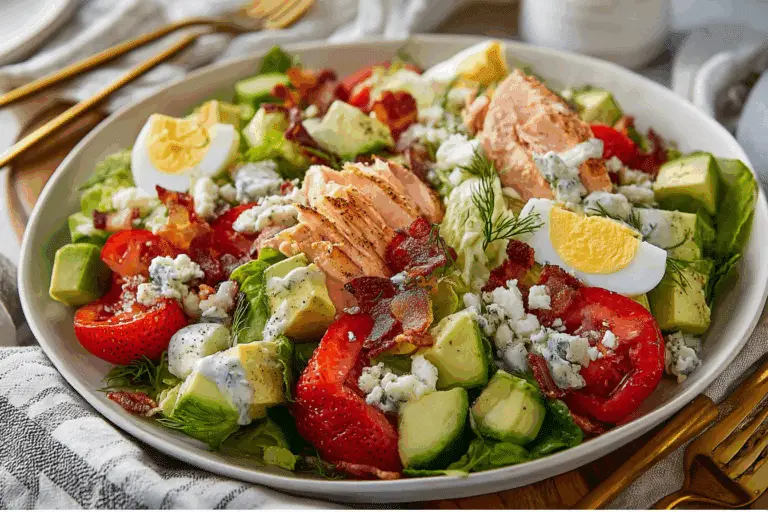 Summer Cobb Salad Recipe with Double Dill Ranch