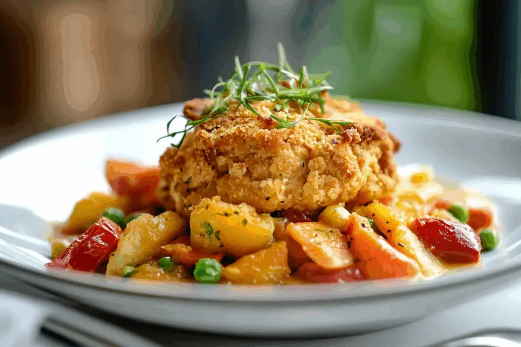 Summer Vegetable Cobbler