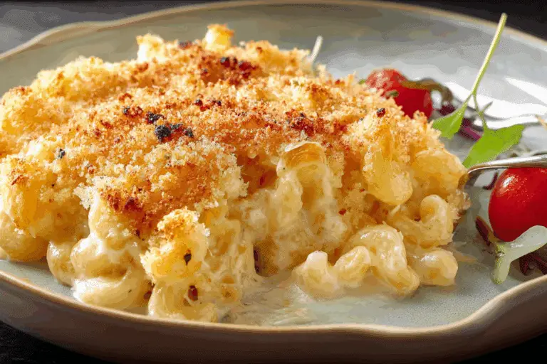 Three-Cheese Baked Macaroni