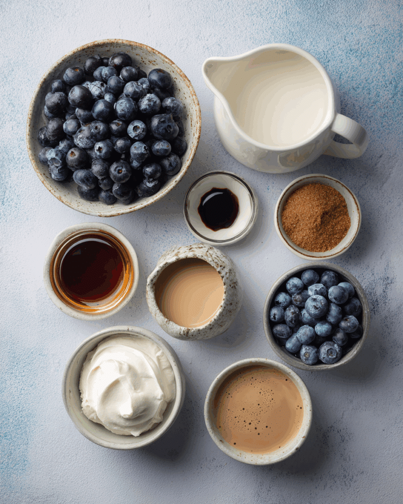 blueberry compote for blueberry latte recipe