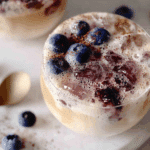 blueberry latte recipe with espresso and blueberry syrup