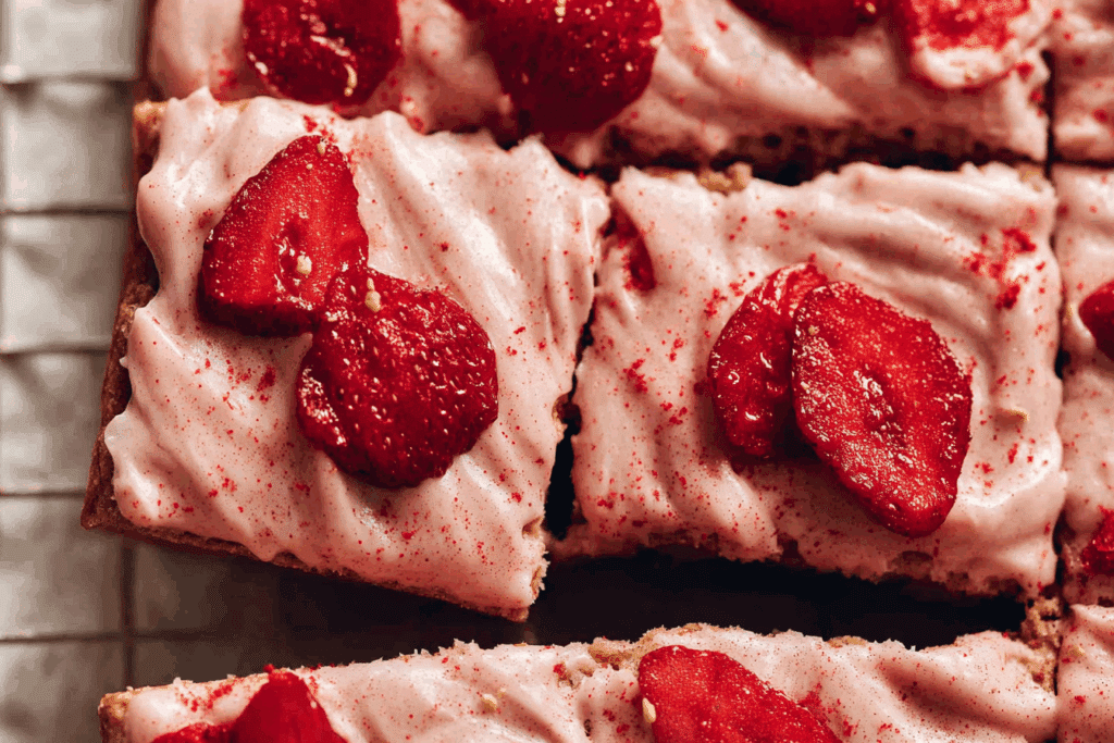 How To Make Fresh Strawberry Sheet Cake – Best Ever Soft & Juicy Dessert