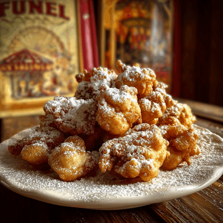 Funnel Cake Bites recipe homemade