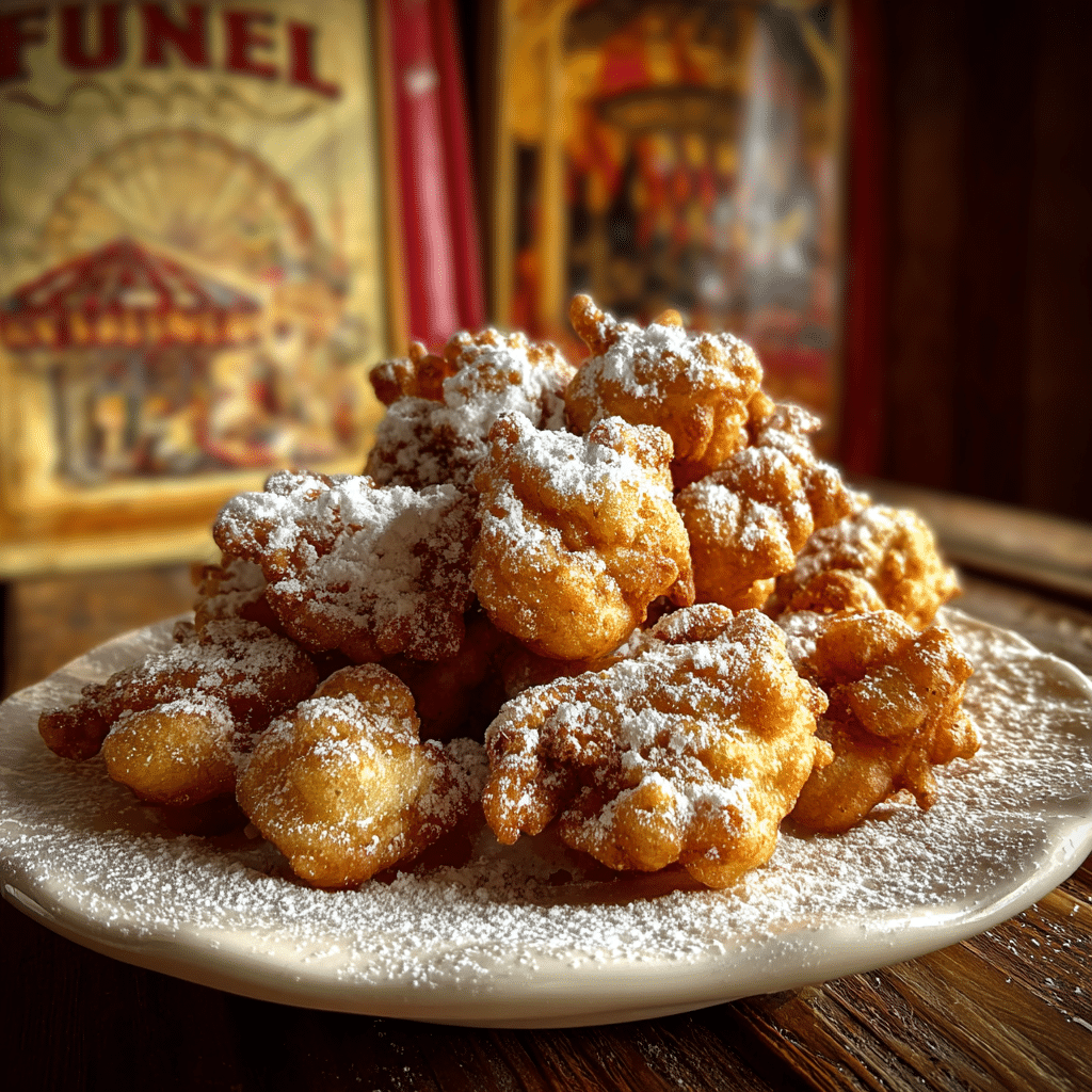 Funnel Cake Bites recipe homemade