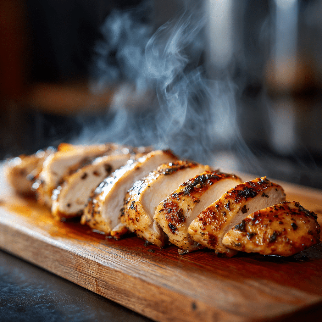 Grilled chicken for Garlic Butter Lettuce Tomato & Grilled Chicken Sandwich