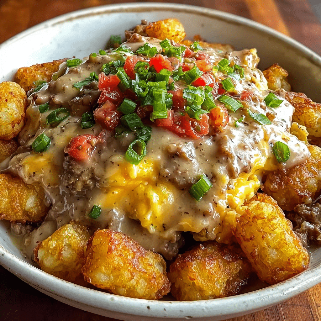 Tater Tot Breakfast Bowl with Sausage Gravy: The Ultimate Morning Meal