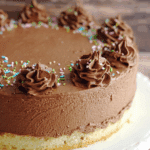 Vanilla Cake with Chocolate Mousse Filling Recipe
