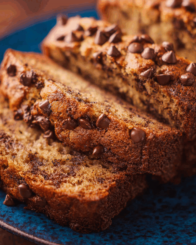 Variations of chocolate chip banana bread and muffins