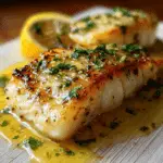 Zesty Lemon Butter Fish Fillet with lemon butter sauce