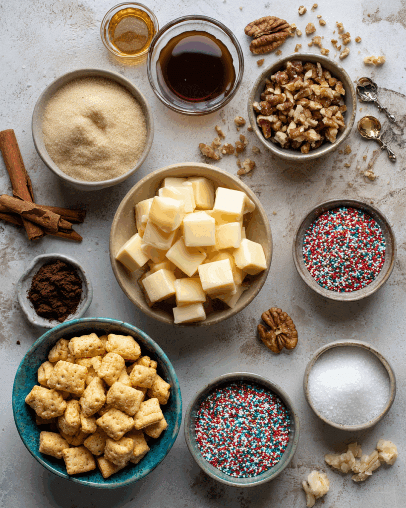 caramel-coated oyster crackers for salted caramel cracker bites