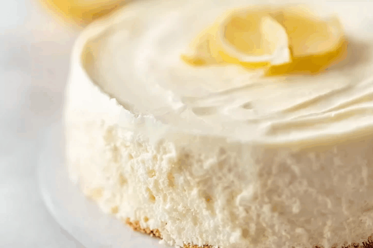 Creamy Lemon Cheesecake Cake with Cream Cheese Frosting
