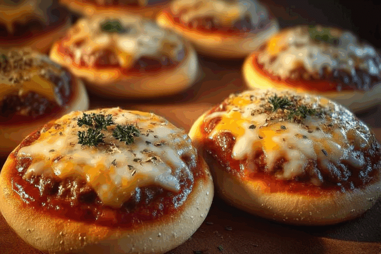 Old School Pizza Burgers
