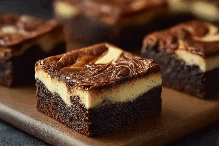 Milky Way Caramel Cheesecake Brownies