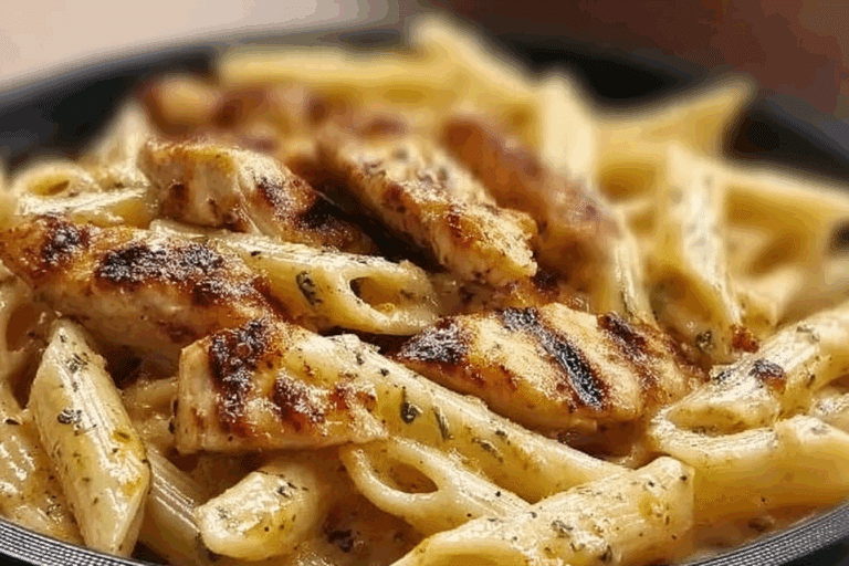 Chicken Penne in Cajun Mozzarella Garlic Butter Sauce