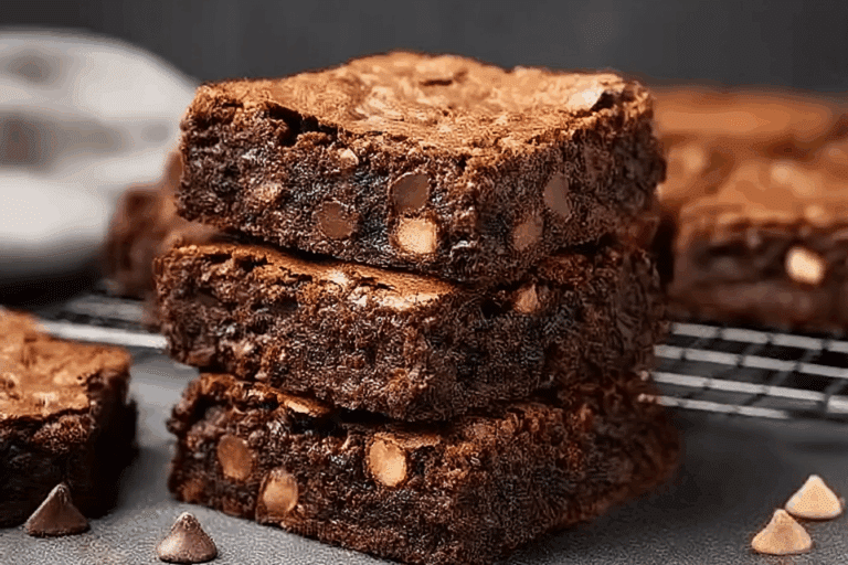 Triple Chocolate Brownies